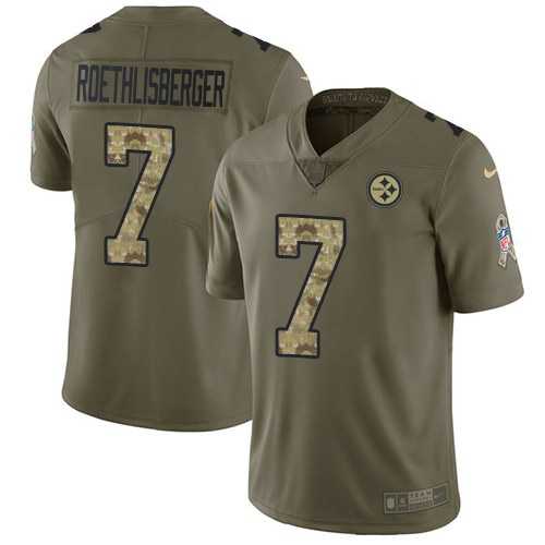 Nike Steelers 7 Ben Roethlisberger Olive Camo Salute To Service Limited Jersey Dzhi,We sell and wholesale Nike Steelers 7 Ben Roethlisberger Olive Camo Salute To Service Limited Jersey Dzhi on line form chian!